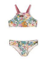 ZIMMERMANN Kids bikini à fleurs - Blanc