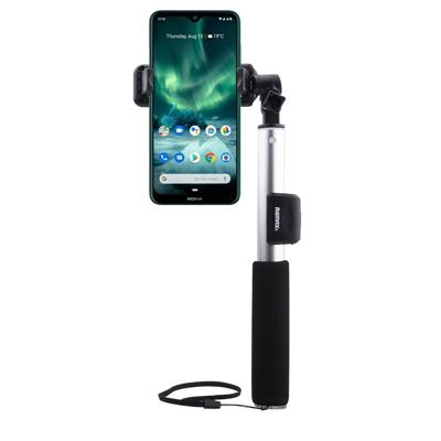 Remax - Nokia 7.2 Selfie Stick Bluetooth Zilver