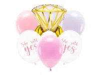 Ballonnen Set Ring She Said Yes (6st)