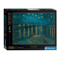 Clementoni Legpuzzel Van Gogh Night Over The Rhone, 1000st. - thumbnail