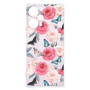 Xiaomi Poco F5 TPU Case Butterfly Roses