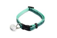 Beeztees geo - kattenhalsband - nylon - donkergroen - 30x1x0,2 cm