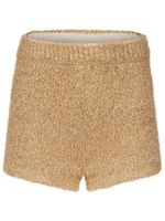 Nina Ricci short en tweed à taille haute - Tons neutres