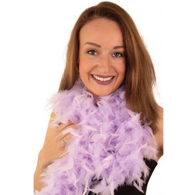 Boa pastel paars 180cm 50 gram