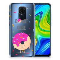 Xiaomi Redmi Note9 Siliconen Case Donut Roze - thumbnail