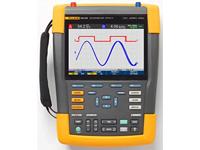 Fluke 190-202-III hand-oscilloscoop 200MHz 2-kanaals 2.5 GSa/s 30 kpts 8 bit 1 set