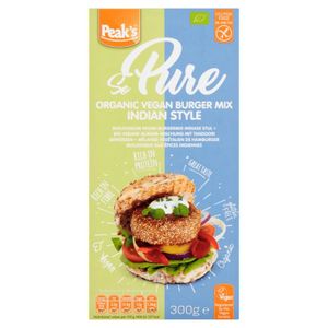 Peak&apos;s So pure burgermix Indian glutenvrij (300 gr)