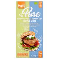 Peak&apos;s So pure burgermix Indian glutenvrij (300 gr) - thumbnail