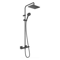 Hansgrohe Regendouche set Vernis Shape Showerpipe 230 1 Jet met Douchethermostaat Mat Zwart