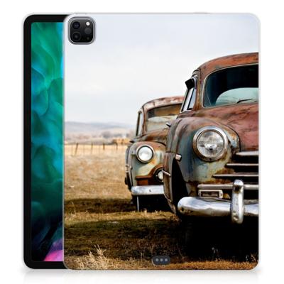 iPad Pro 12.9 (2020) | iPad Pro 12.9 (2021) Tablet Backcover met foto Vintage Auto iPad Pro 12.9 (2020) | iPad Pro 12.9 (2021) Tablet Backcover met foto Vintage Auto