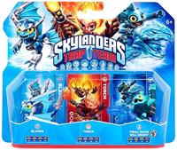 Skylanders Trap Team - Triple Pack - Blades, Tidal Wave Gill Grunt, Torch