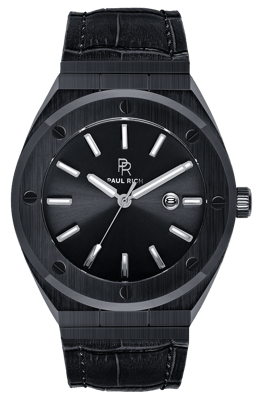 Paul Rich Signature Conquest Leer PR68ABL horloge 45 mm