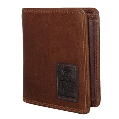 Gaz Hoge Billfold / Portemonnee RFID Bruin