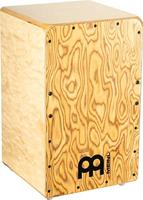 Meinl Percussie Houtbewerking Cajon Instrument - Box Drum met Snare en Deep Bass Sound - Makah-Burl Voorplaat (WCP100MB)