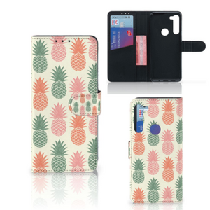 Motorola G8 Power Book Cover Ananas