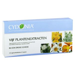 Vijf Plantenextracten