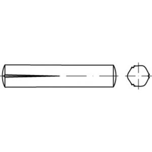 TOOLCRAFT TO-5438580 Conische kerfpaspen 2 mm Staal 250 stuk(s)