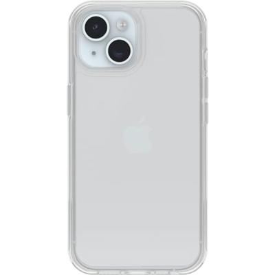 OtterBox Symmetry Clear Case voor iPhone 15 / iPhone 14 / iPhone 13, Schokbestendig, Valbestendig, Dunne beschermende hoes, 3x getest volgens militaire standaard, Transparent
