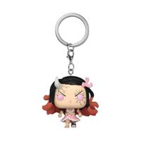 Funko POP! Sleutelhanger: DS - Nezuko Kamado - (Demon Form) - Demon Slayer Novelty Sleutelhanger - Verzamelbaar Minifiguurtje - Vuller - Officiële Merchandise - Anime Fans - Rugzak Decoratie