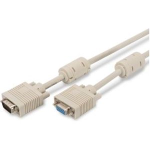 Digitus AK-310203-050-E VGA kabel 5 m VGA (D-Sub) Beige