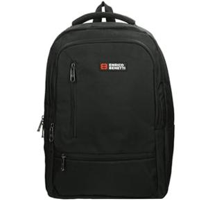 Enrico Benetti Hamburg 15'' Laptop Backpack-Black