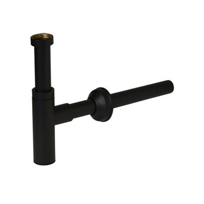 Wastafel Sifon Plieger Mini 5/4 Mat Zwart