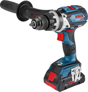 Bosch Professional GSB 18V-110 C Accu-klopboor/schroefmachine 2 snelheden Incl. 2 accus, Incl. lader, Incl. koffer