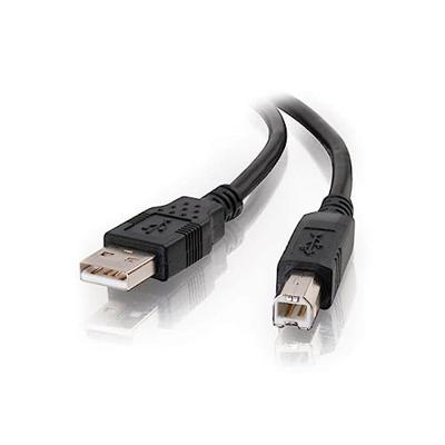 C2G 1M USB-printerkabel, USB 2.0 A naar B-kabel. Compatibel met printers en scanners van HP, Epson, Brother, Samsung, Cannon en alle andere USB A/B-apparaten, Zwart