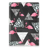 Lenovo Tab 10 | Tab 2 A10-30 Back Case Flamingo Triangle - thumbnail