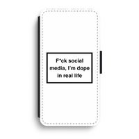 I'm dope: iPhone XR Flip Hoesje