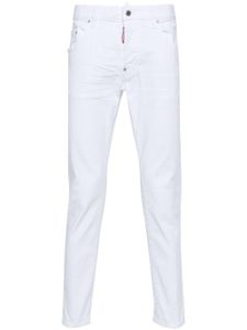 DSQUARED2 jean Skater à coupe slim - Blanc