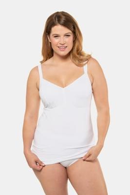 Ulla Popken Hemd, V-hals, cups - Grote Maten