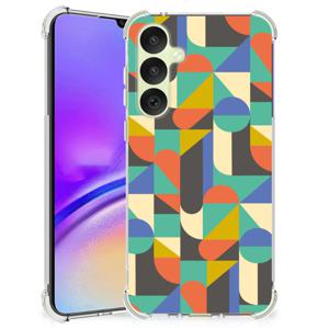 Samsung Galaxy A35 Doorzichtige Silicone Hoesje Funky Retro