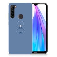 Xiaomi Redmi Note 8T Telefoonhoesje met Naam Baby Rhino - thumbnail