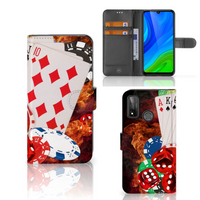 Huawei P Smart 2020 Wallet Case met Pasjes Casino - thumbnail