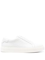 Calvin Klein baskets en cuir - Blanc