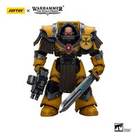 Warhammer The Horus Heresy Action Figure 1/18 Imperial Fists Legion Cataphractii Terminator Squad Legion Cataphractii Sergeant with Power Sword 12 cm - thumbnail