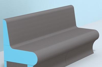Wedi Sanoasa Comoda zitbank 200 cm met rugleuning Wedi Sanoasa Comoda zitbank 200 cm met rugleuning