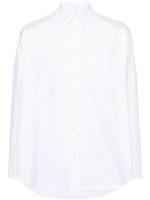 JW Anderson chemise en coton à empiècements contrastants - Blanc