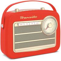 TechniSat Transita 130 vintage DAB radio Rood - thumbnail