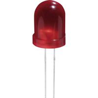 Kingbright JUMBO-LED ROT 8MM Bedrade LED Rood Rond 8 mm 3 mcd 60 ° 20 mA 2 V