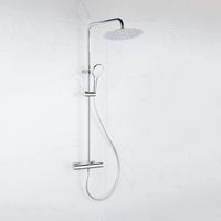 Adema Sparkle 2.0 regendoucheset met thermostaat hoofddouche 30cm handdouche 3 standen chroom 110cm SW773197