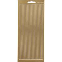 Creotime foliestickers rand 30 stuks goud 21 cm