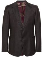 Gucci Pre-Owned blazer à revers crantés (années 2000) - Marron