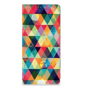 OPPO A98 5G Hoesje met Magneet Geruit