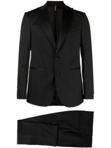 Château Lafleur-Gazin peak-lapel single-breasted blazer - Noir