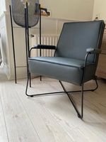 Leren fauteuil met stalen frame - Groen leer - Echt leer, Modern, ontdek de vele Leersoorten en Kleuren bij ShopX - thumbnail