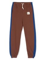 Bobo Choses pantalon à patch logo - Marron