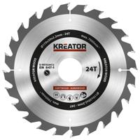 Kreator KRT020412 Cirkelzaagblad D170mm 24T | Zaagblad cirkelzaag hout