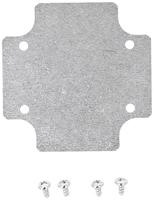 Hammond Electronics 1556BPL binnenplaat (L x B) 71 mm x 71 mm aluminium 1 st.